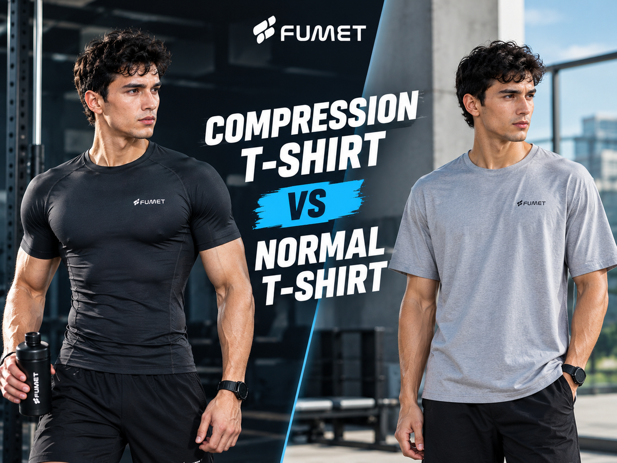 Compression T-Shirt vs Normal T-Shirt