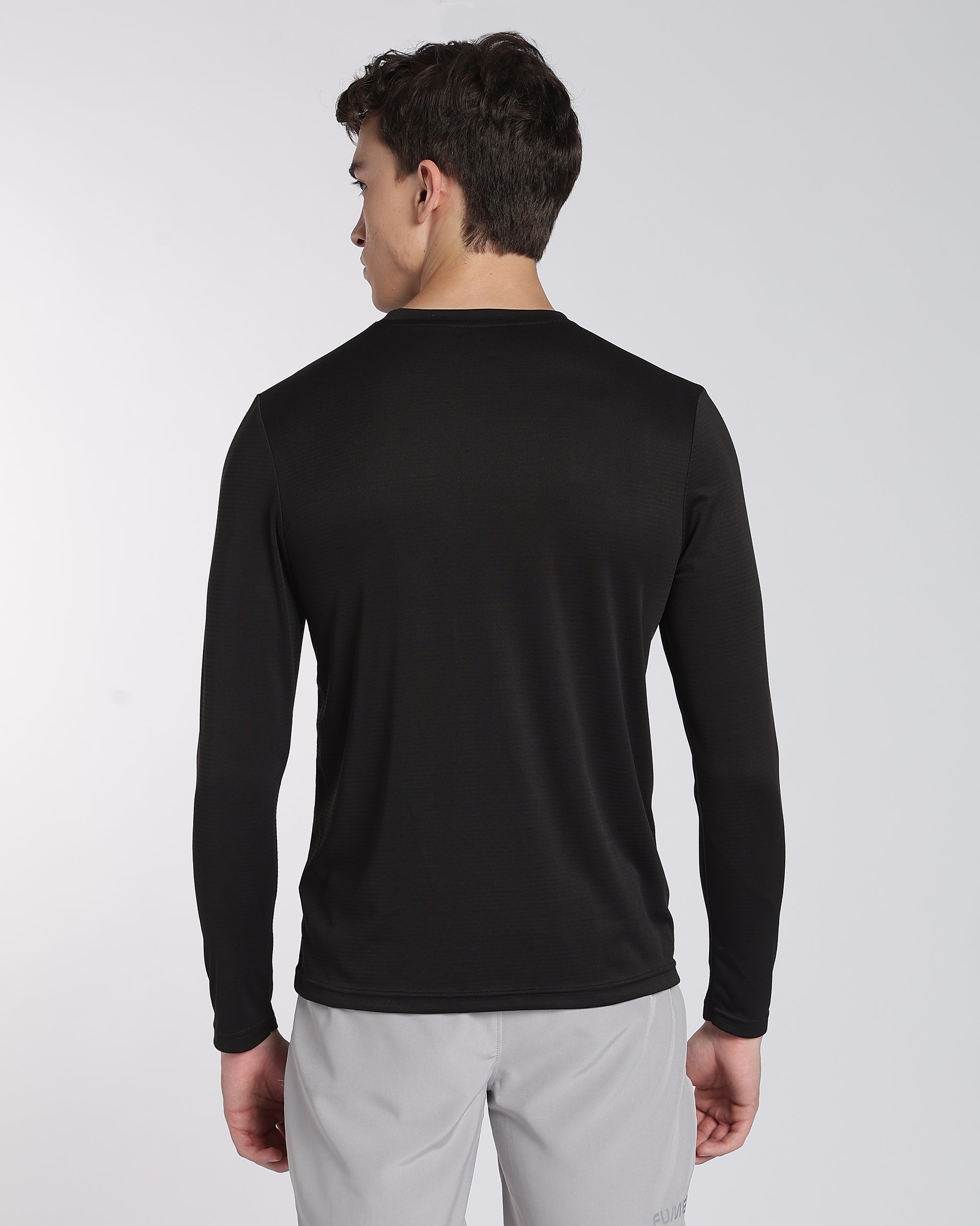 Men's Apex Full Sleeve T-shirt Black