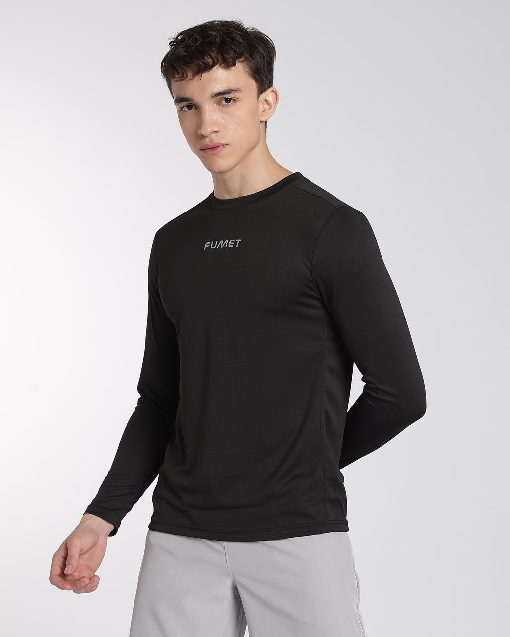 Men's Apex Full Sleeve T-shirt Black