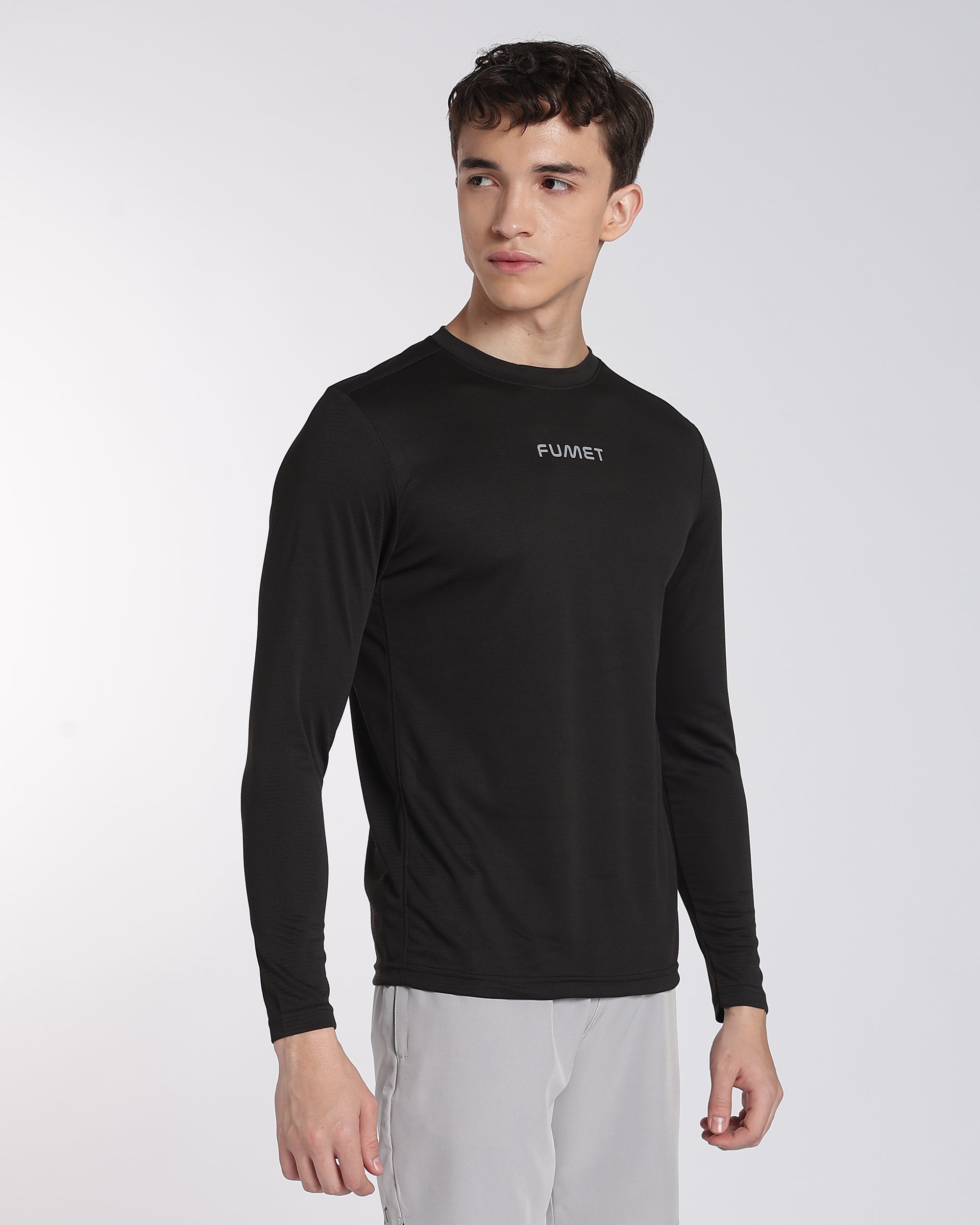 Men's Apex Full Sleeve T-shirt Black