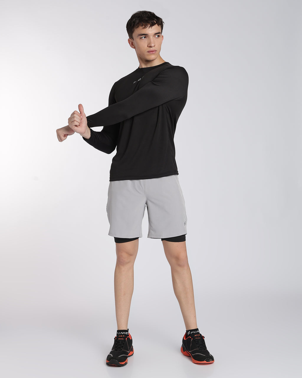 Men's Apex Full Sleeve T-shirt Black