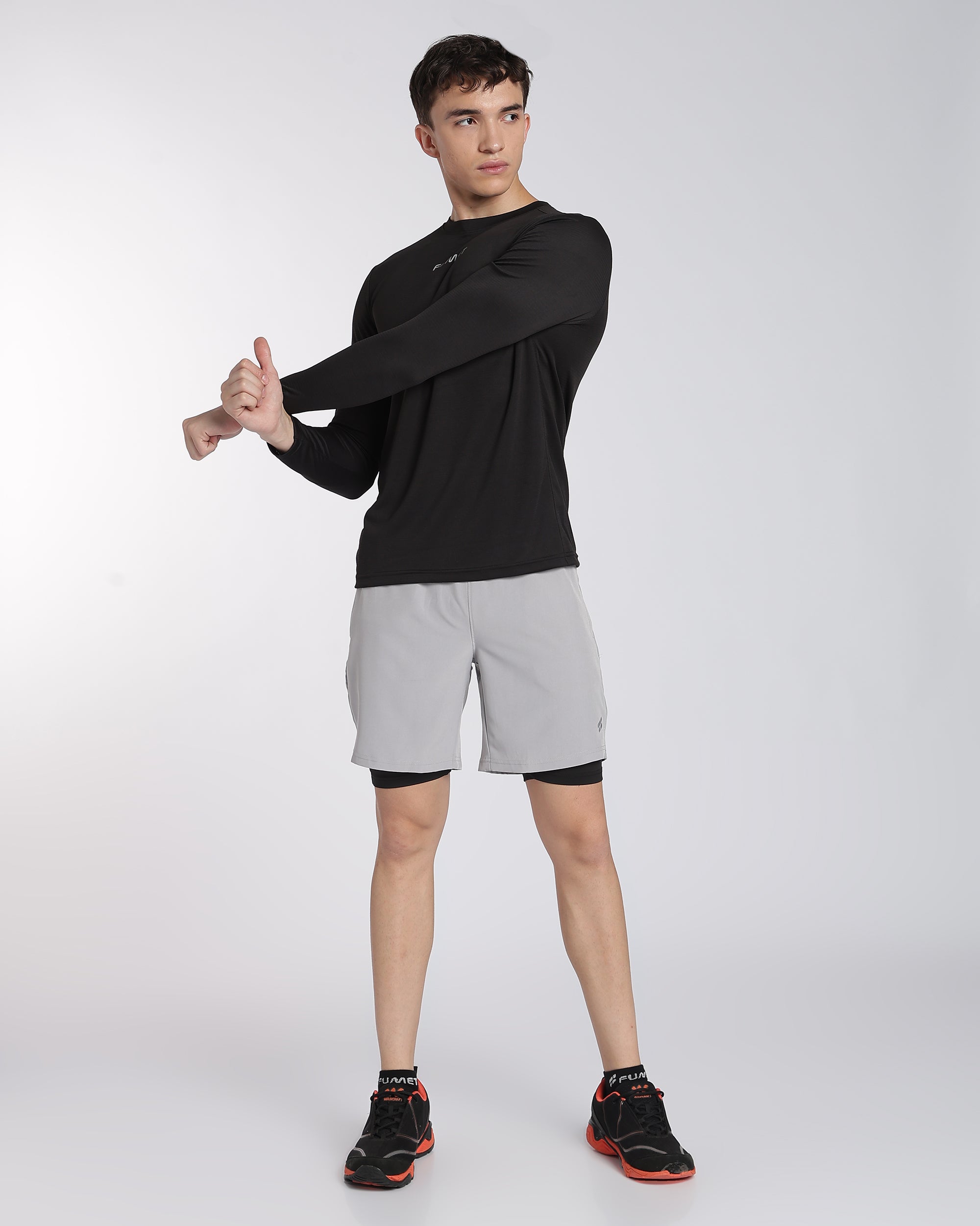 Men's Apex Full Sleeve T-shirt Black
