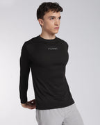 Men's Apex Full Sleeve T-shirt Black