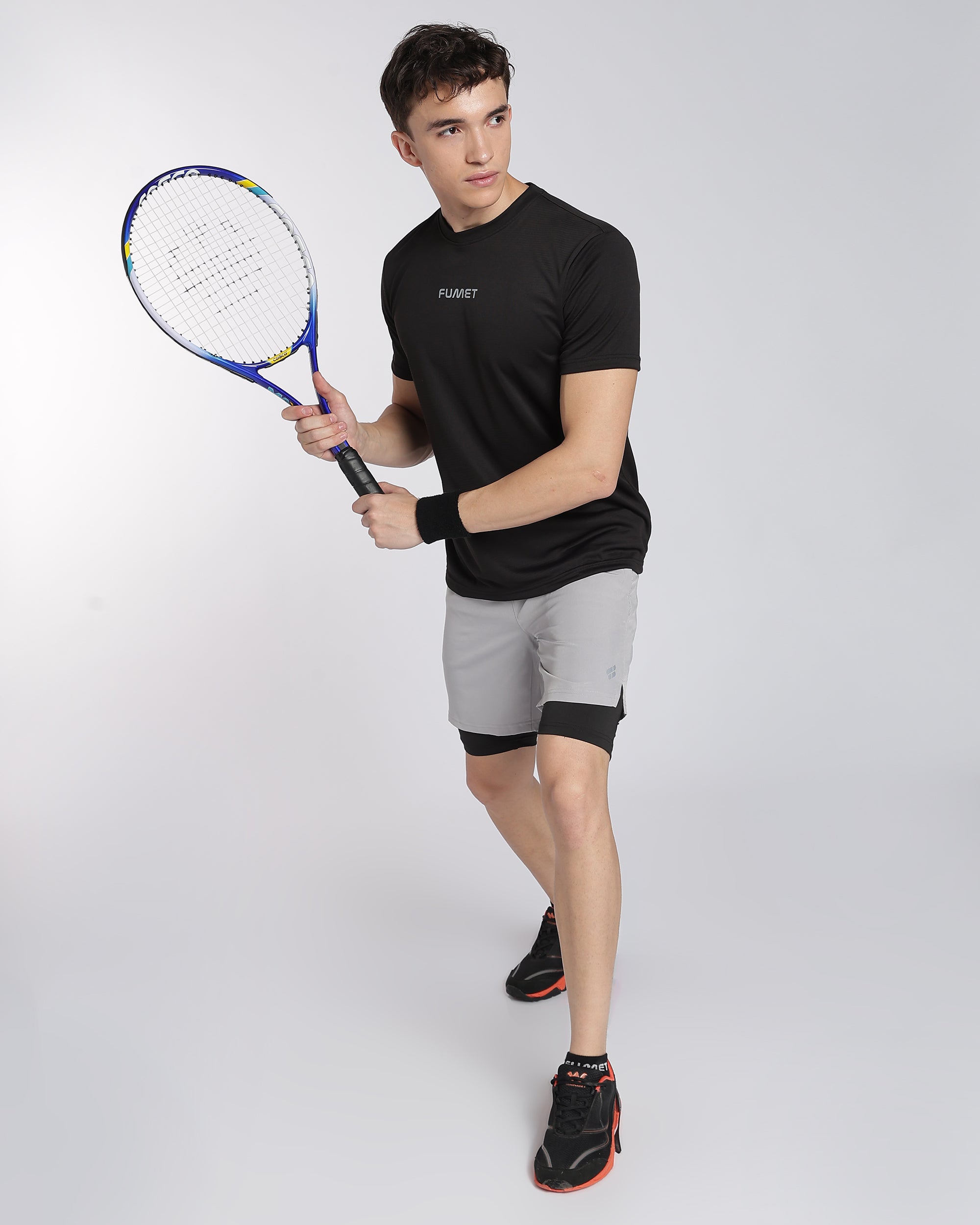 Men's Apex Half Sleeve T-shirt Black