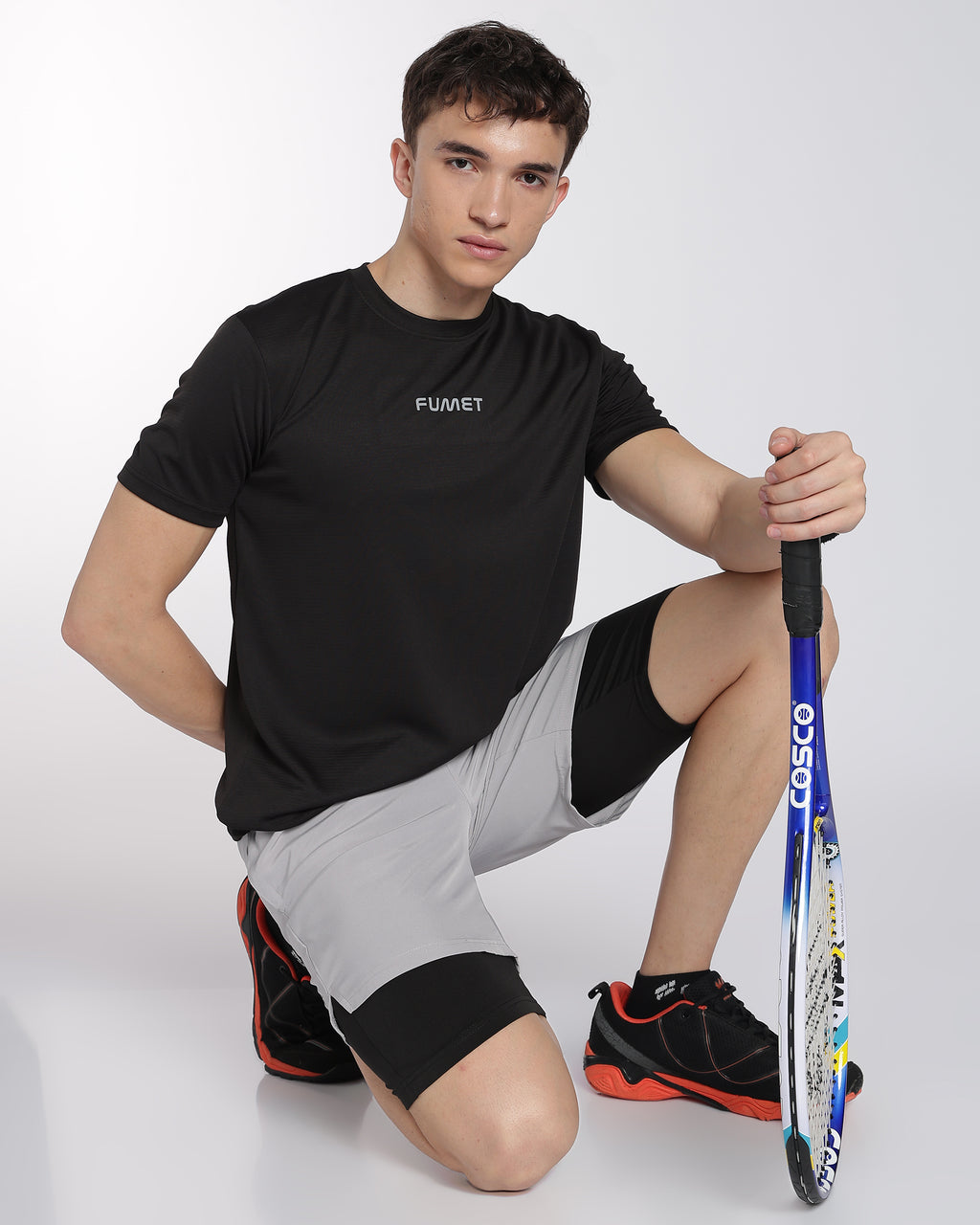 Men's Apex Half Sleeve T-shirt Black