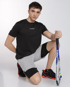 Men's Apex Half Sleeve T-shirt Black