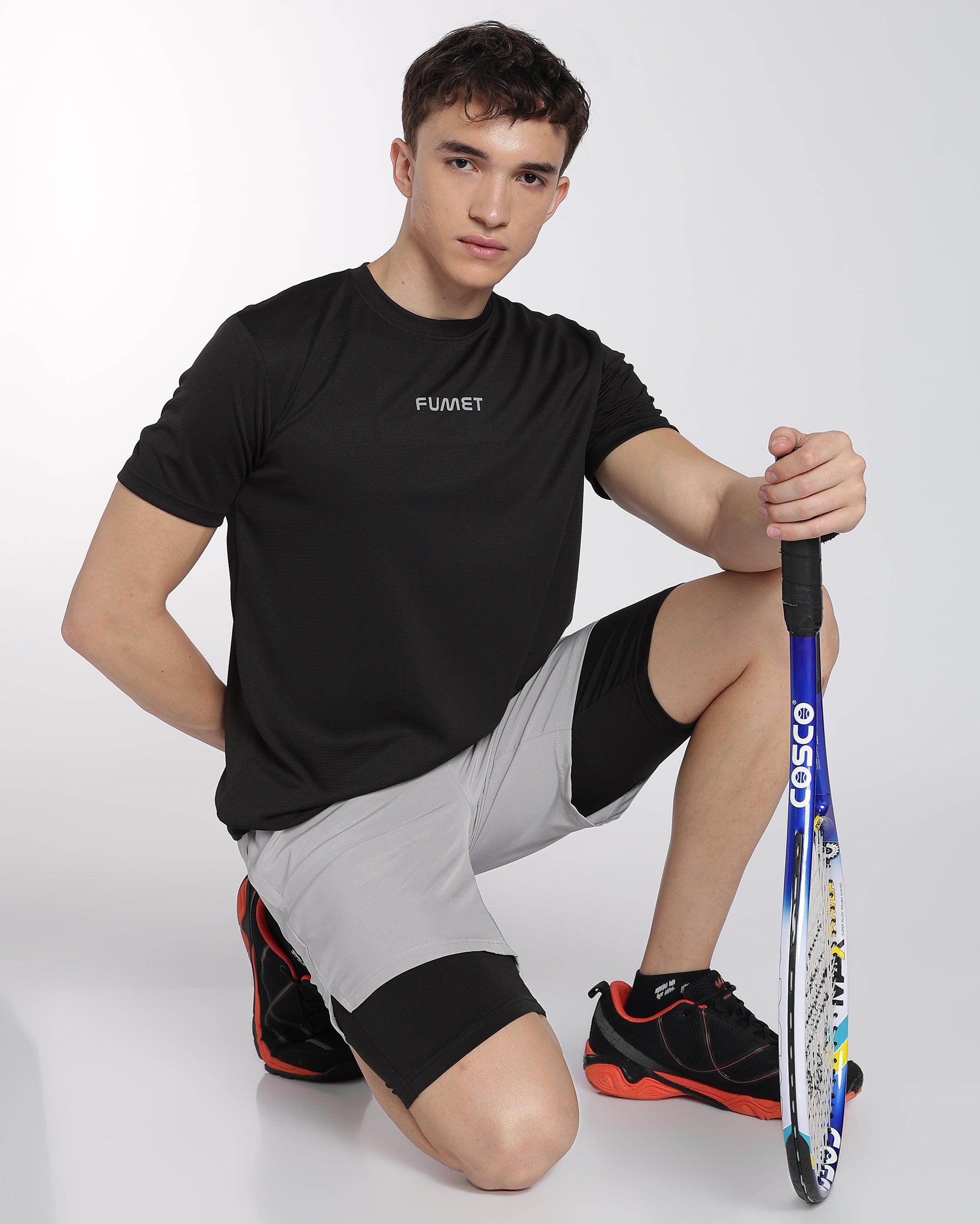 Men's Apex Half Sleeve T-shirt Black