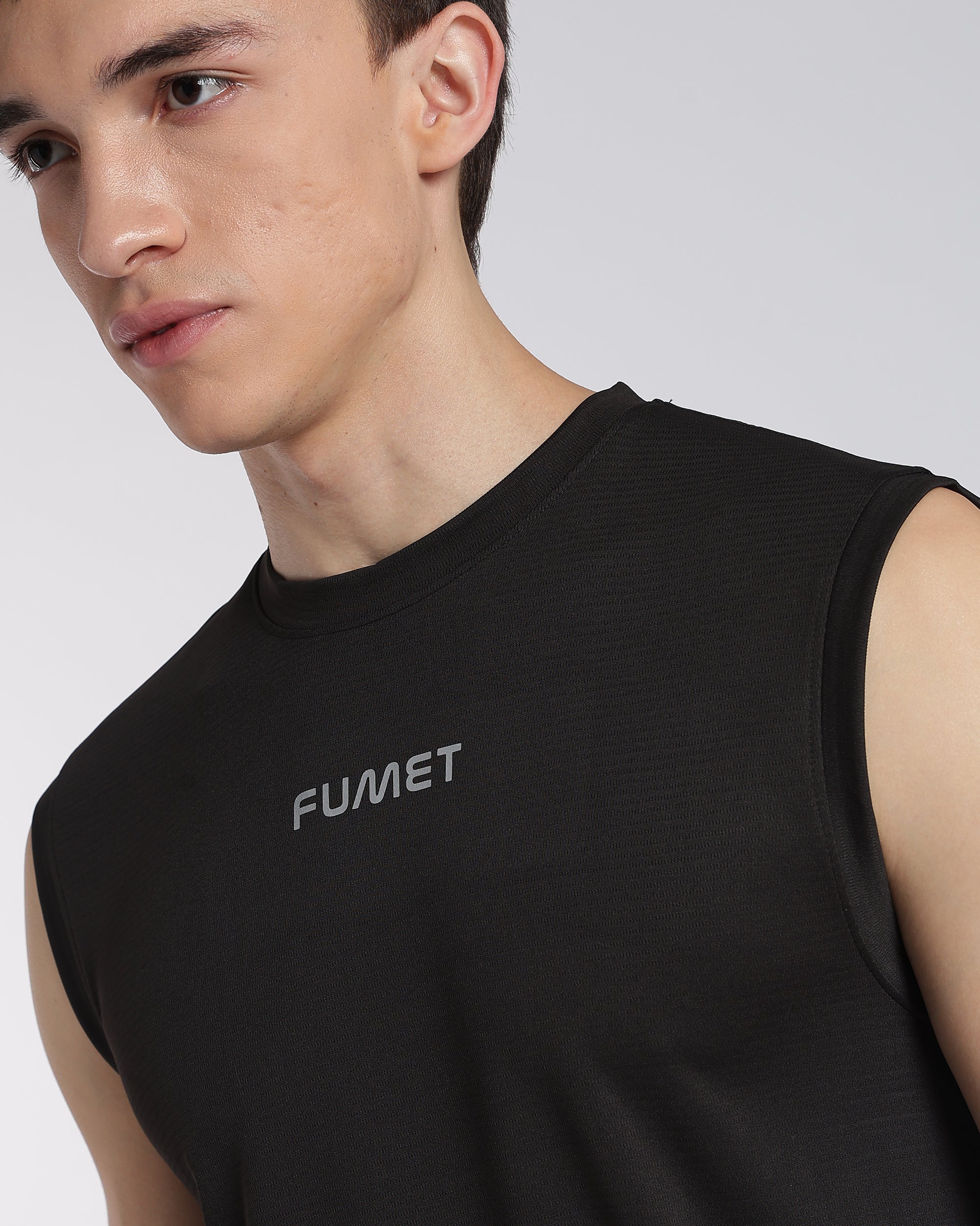 Men's Apex Sleeveless T-shirt Black