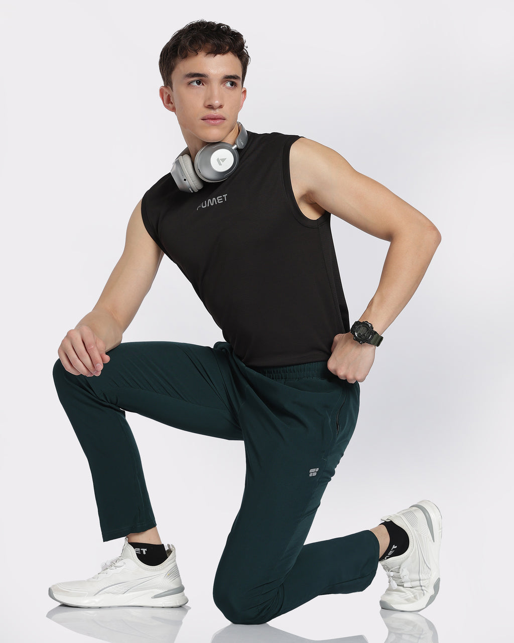 Men's Storm Dry-fit Track Pant Bottle Green