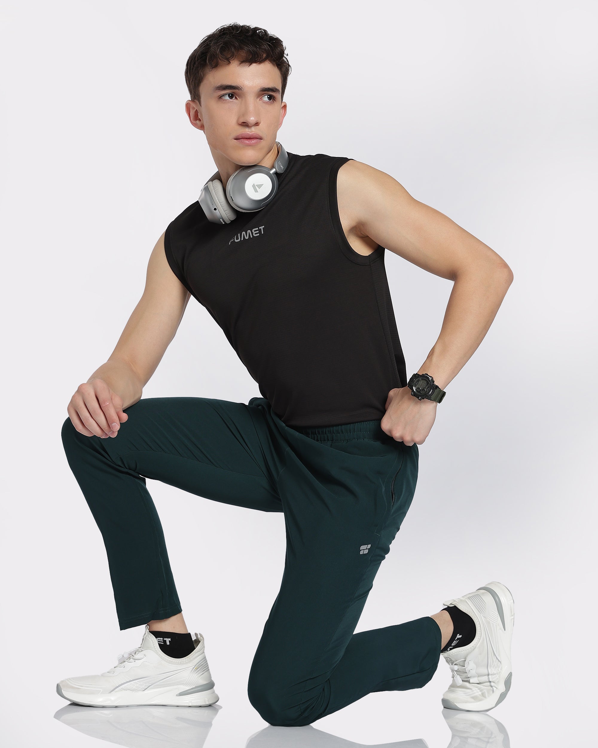 Men's Storm Dry-fit Track Pant Bottle Green