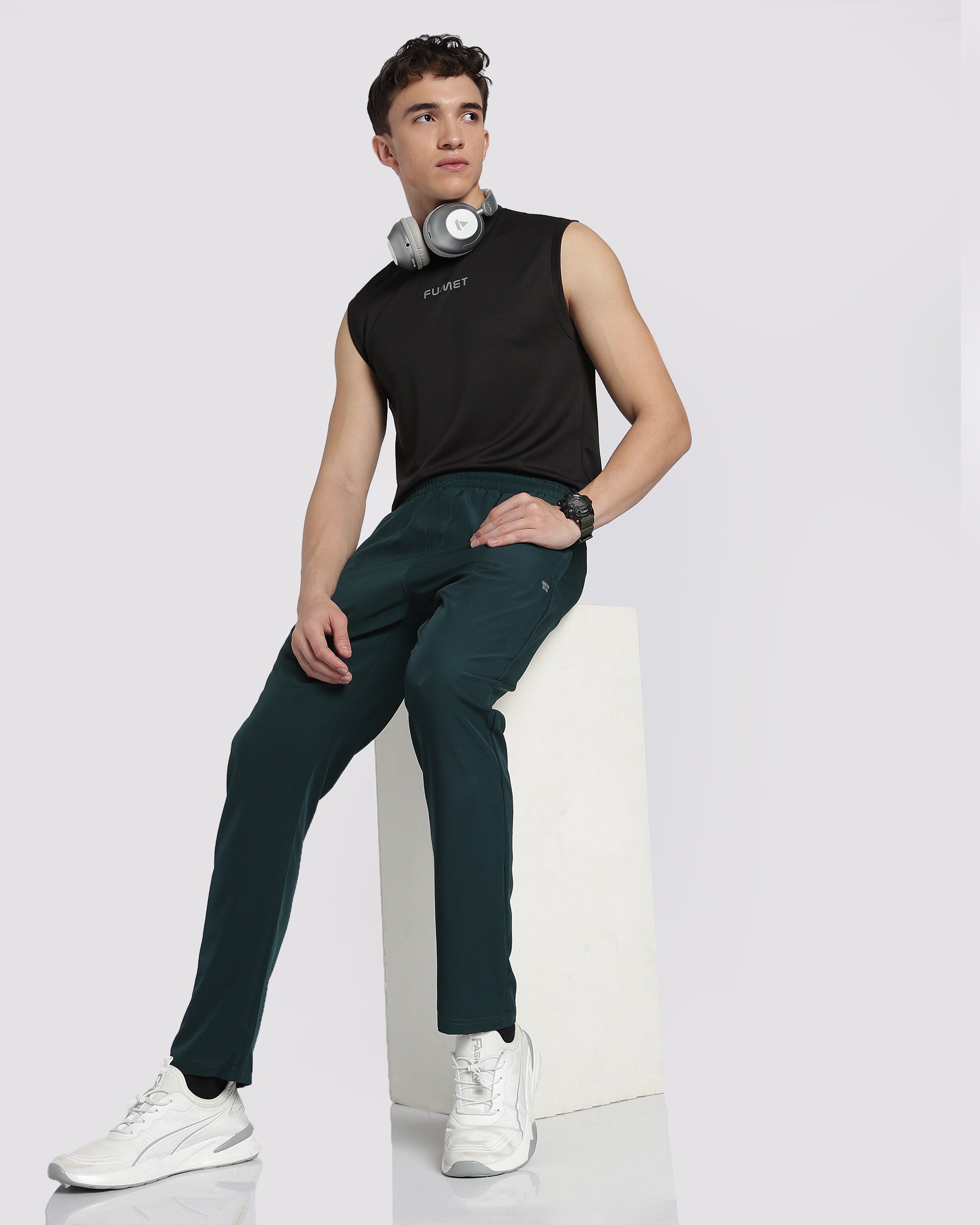 Men's Storm Dry-fit Track Pant Bottle Green