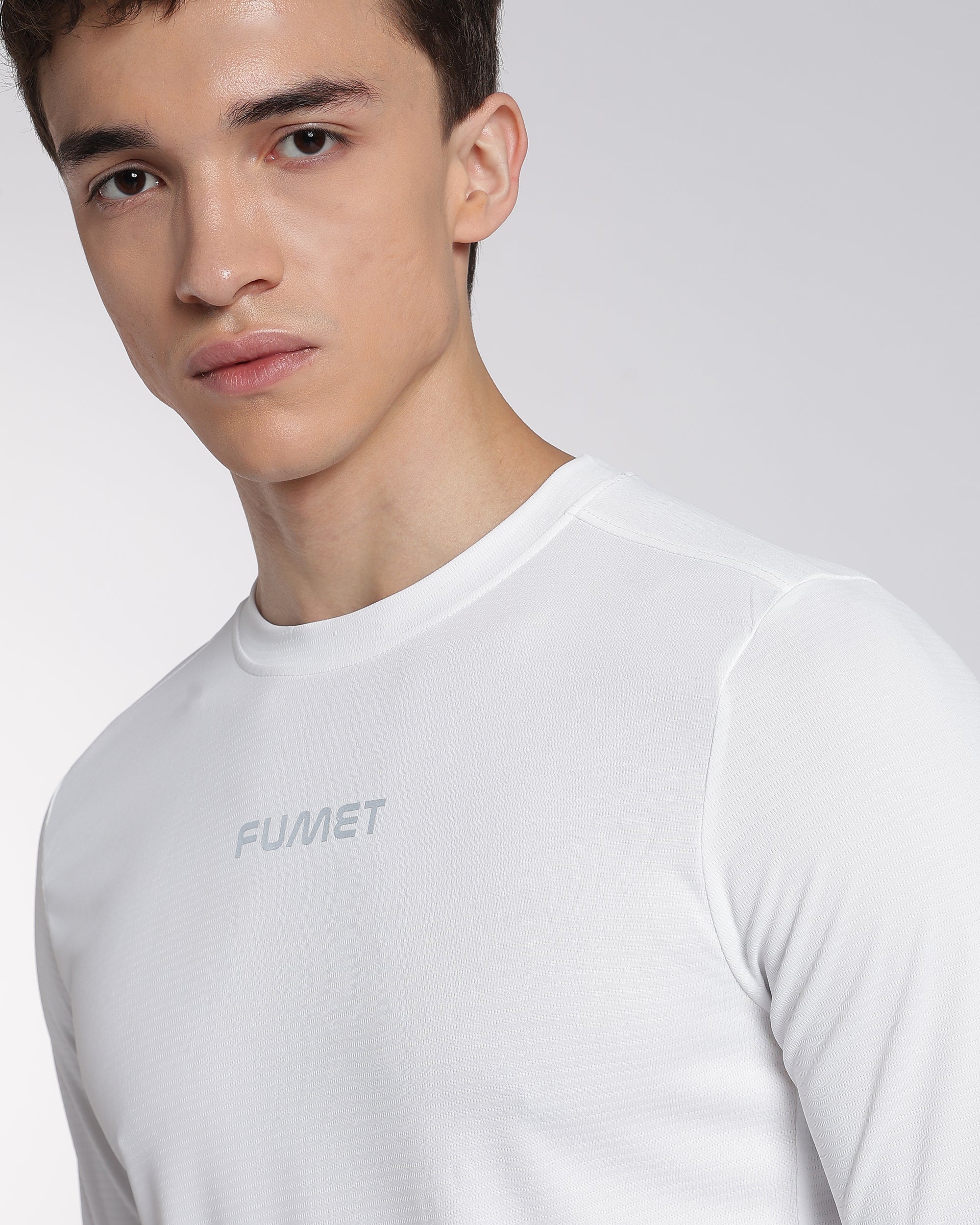 Men's Apex Full Sleeve T-shirt Off-White