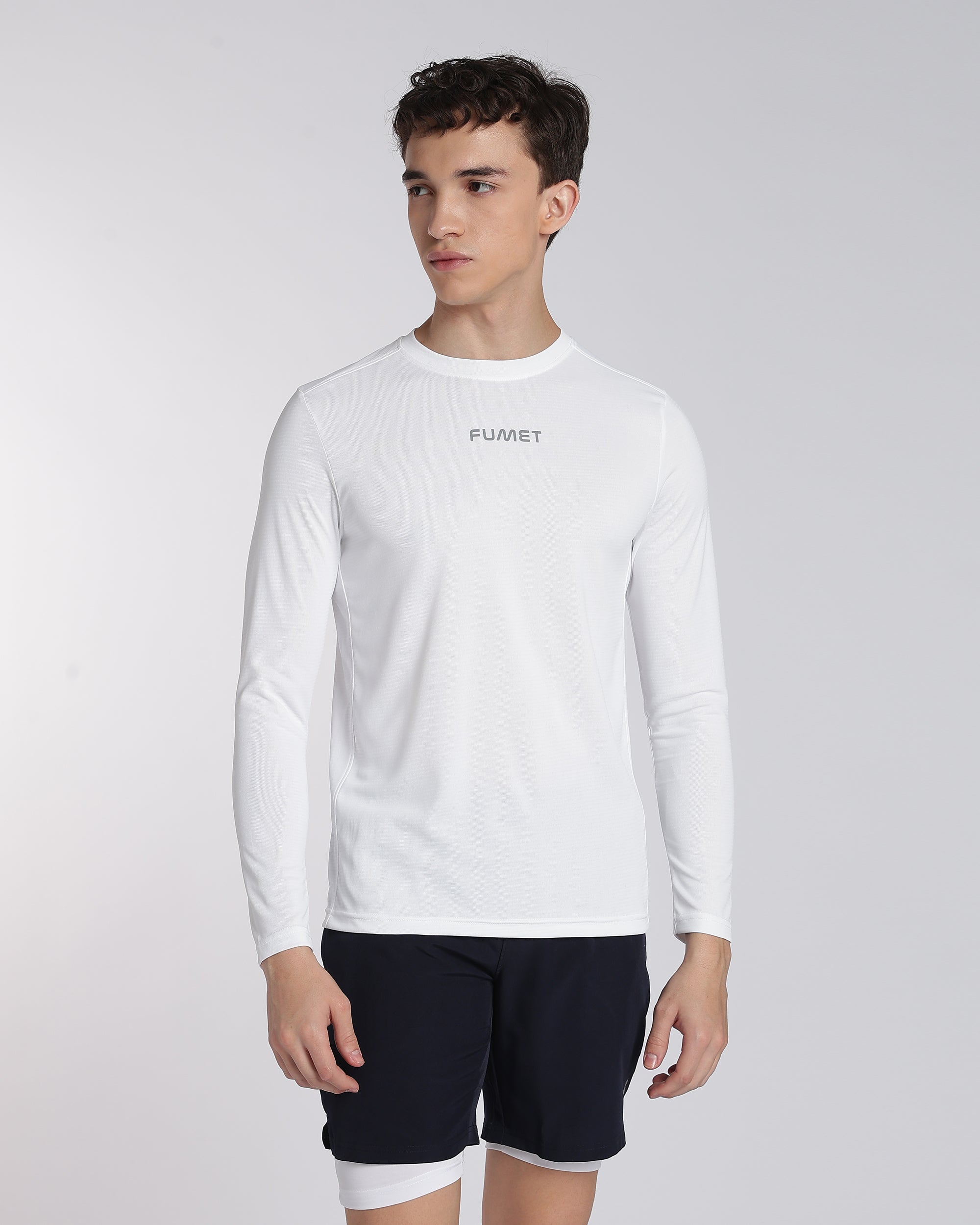 Men's Apex Full Sleeve T-shirt Off-White