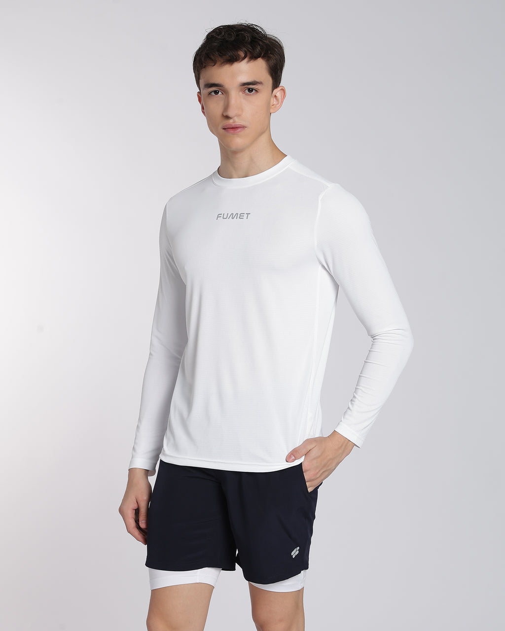 Men's Apex Full Sleeve T-shirt Off-White
