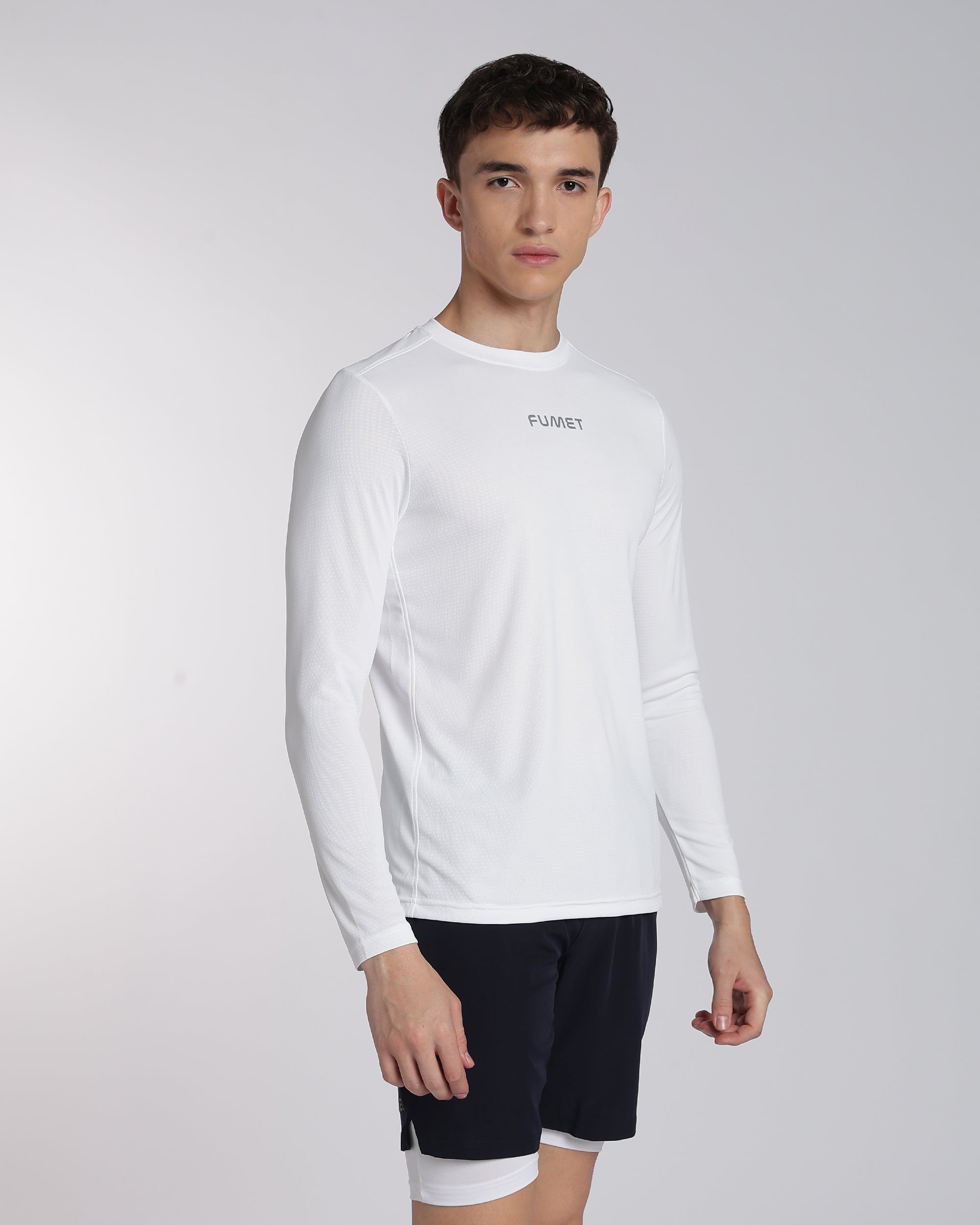 Men's Apex Full Sleeve T-shirt Off-White
