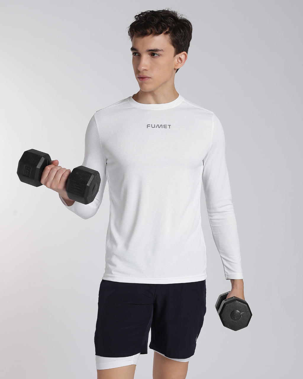 Men's Apex Full Sleeve T-shirt Off-White