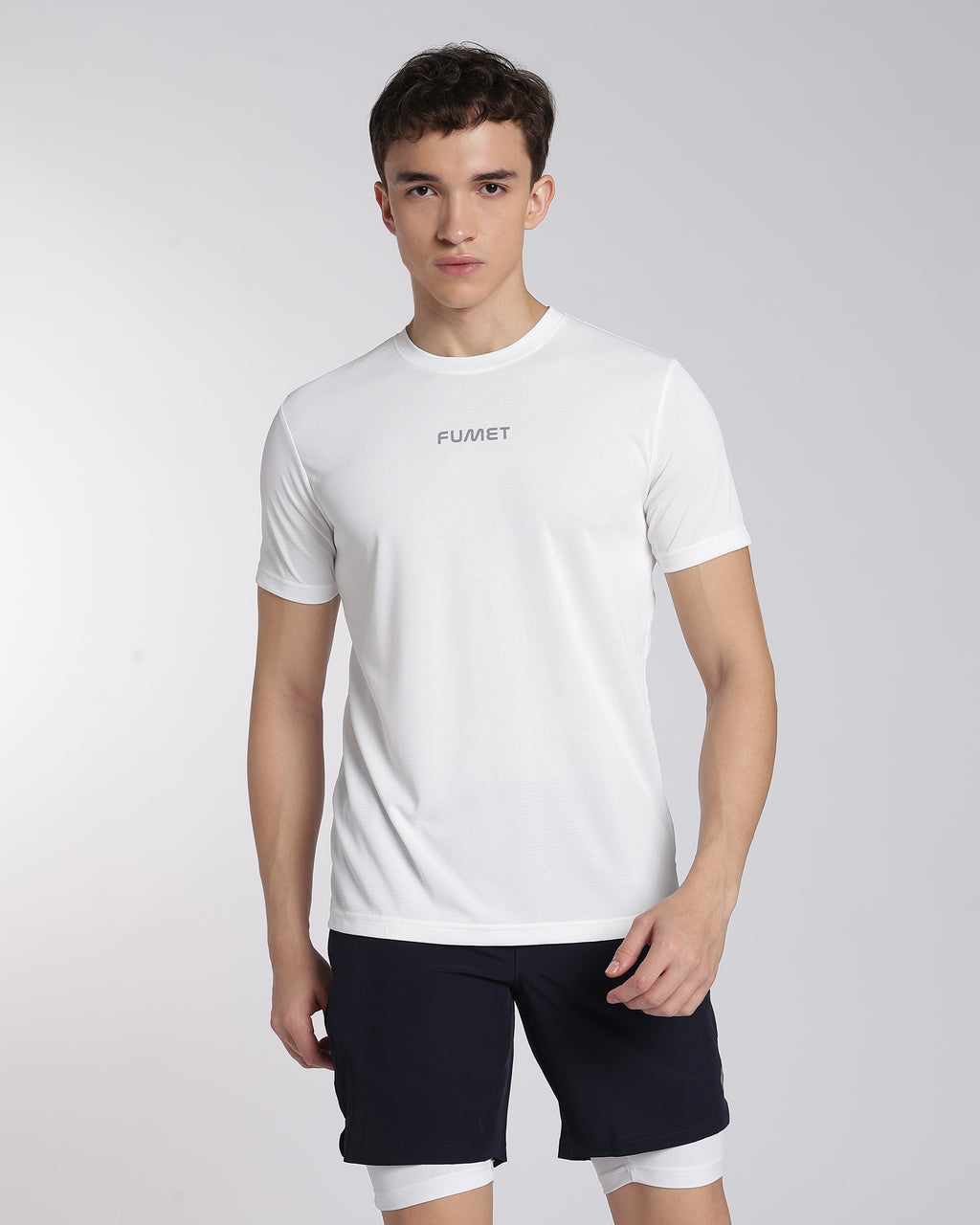Men's Apex Half Sleeve T-shirt Off-White