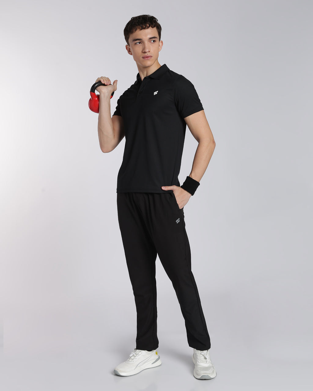 Men's Classic Half Sleeve Polo T-shirt Black