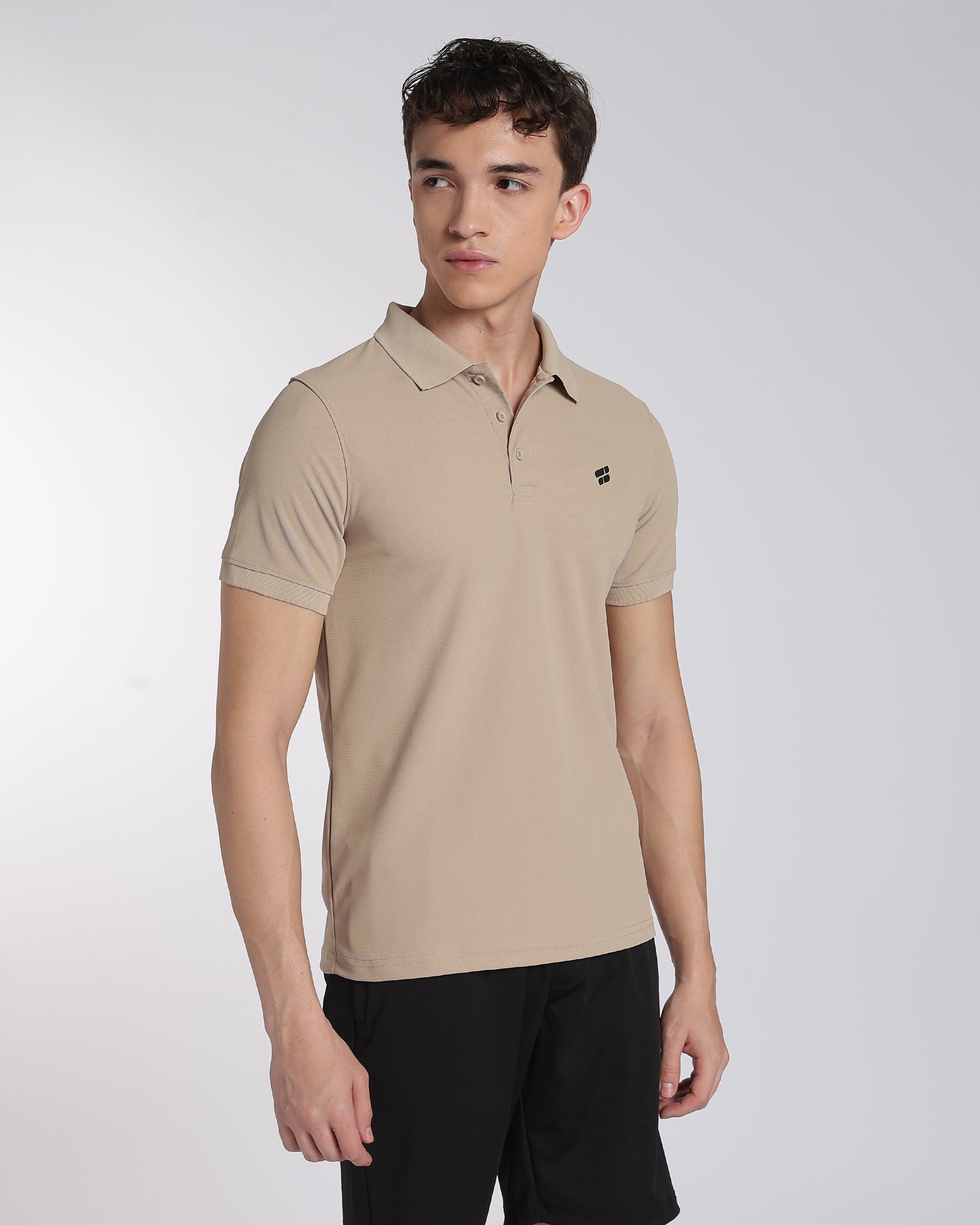 Men's Classic Half Sleeve Polo T-shirt Aluminium