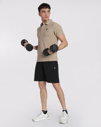 Men's Classic Half Sleeve Polo T-shirt Aluminium