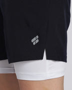 Men's Elite 2 in 1 Compression Shorts Navy