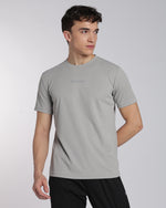 Men's Areo Half Sleeve T-shirt Light Grey