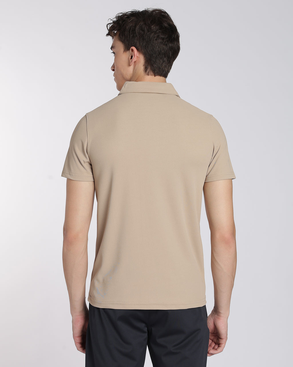 Men's Mars Half Sleeve Polo T-shirt Aluminium