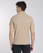 Men's Mars Half Sleeve Polo T-shirt Aluminium