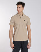 Men's Mars Half Sleeve Polo T-shirt Aluminium