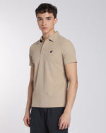 Men's Mars Half Sleeve Polo T-shirt Aluminium