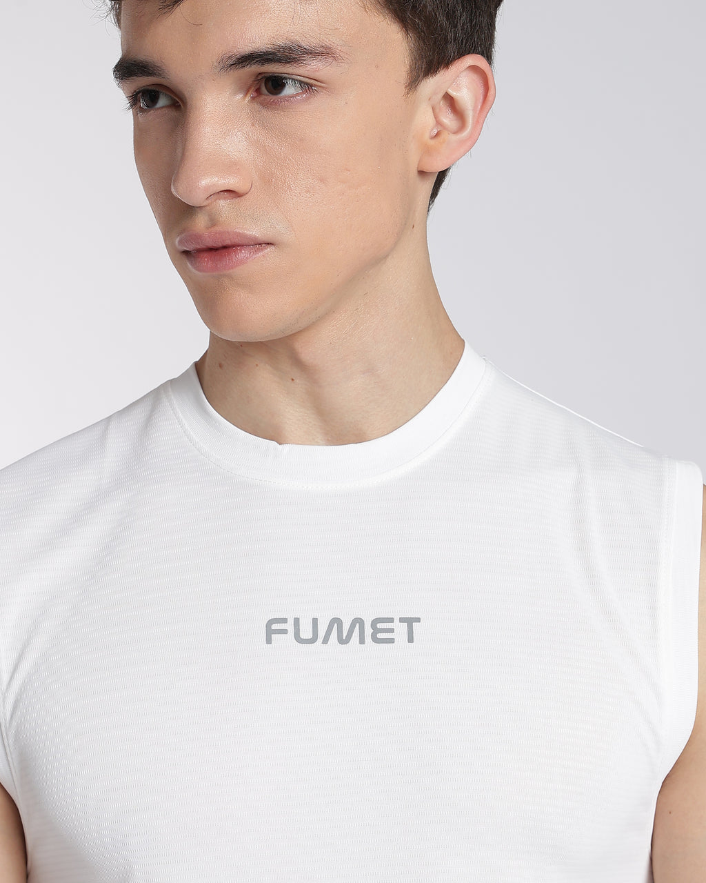 Men's Apex Sleeveless T-shirt Off-White