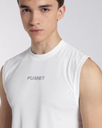 Men's Apex Sleeveless T-shirt Off-White