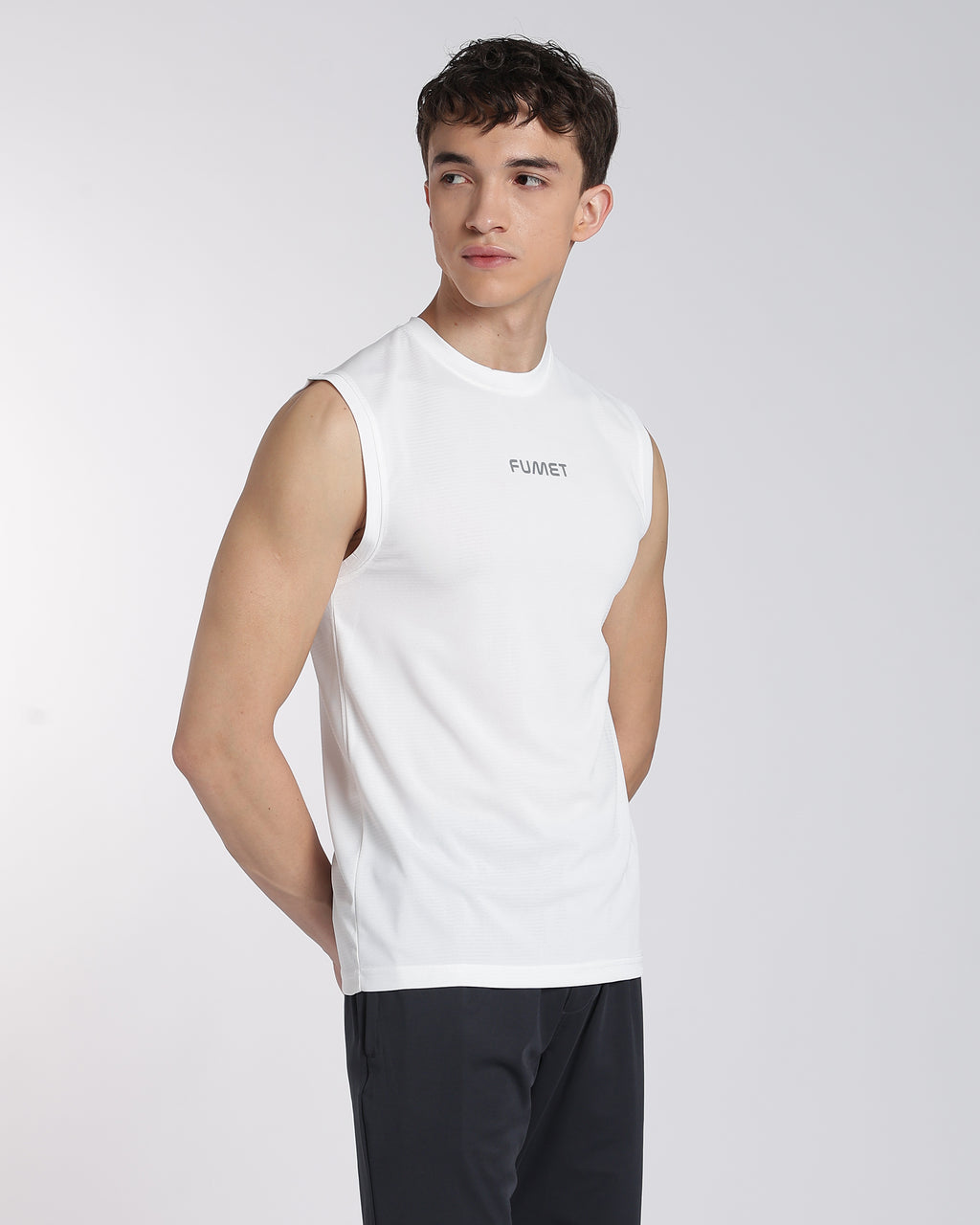 Men's Apex Sleeveless T-shirt Off-White