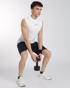 Men's Apex Sleeveless T-shirt Off-White