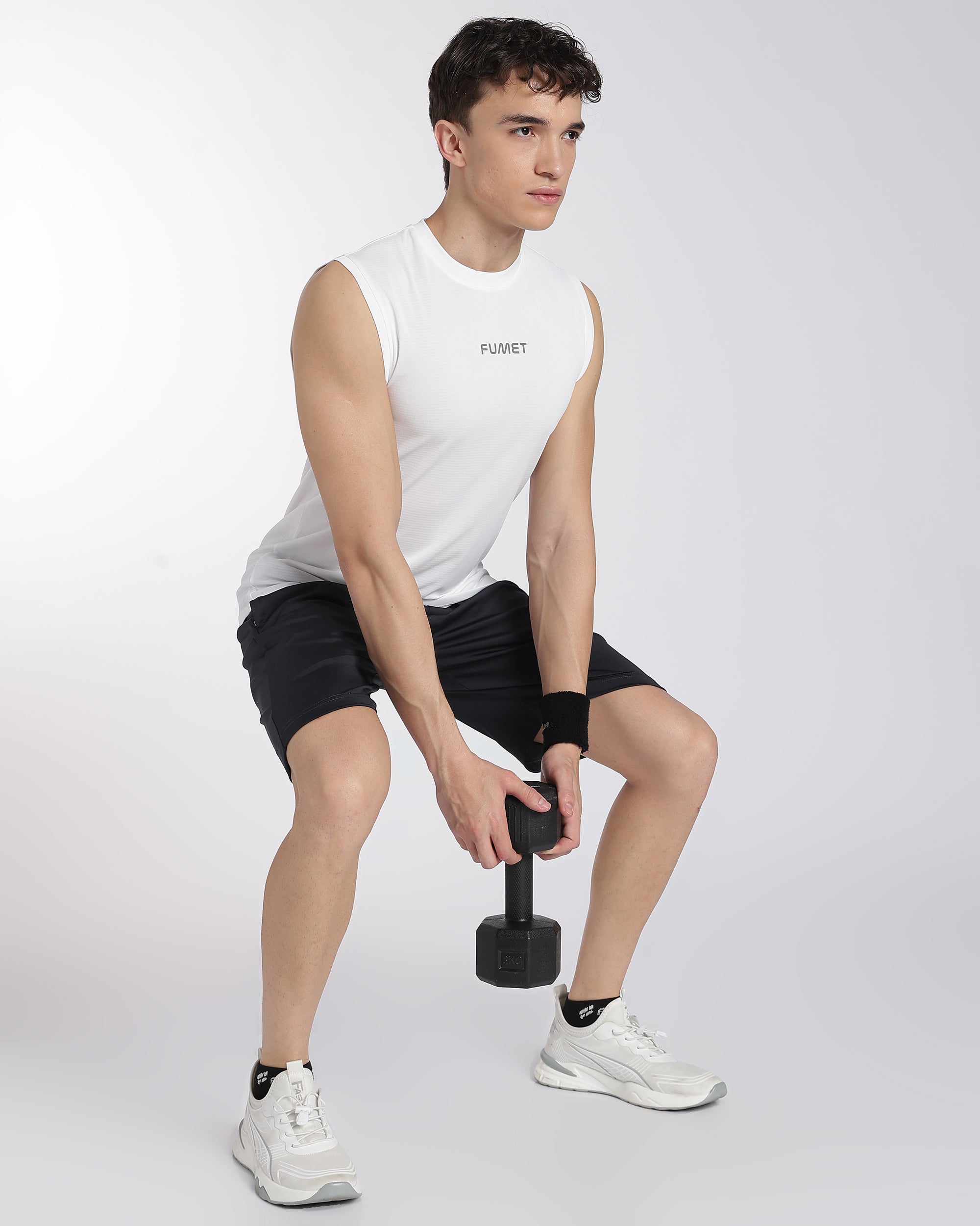 Men's Apex Sleeveless T-shirt Off-White