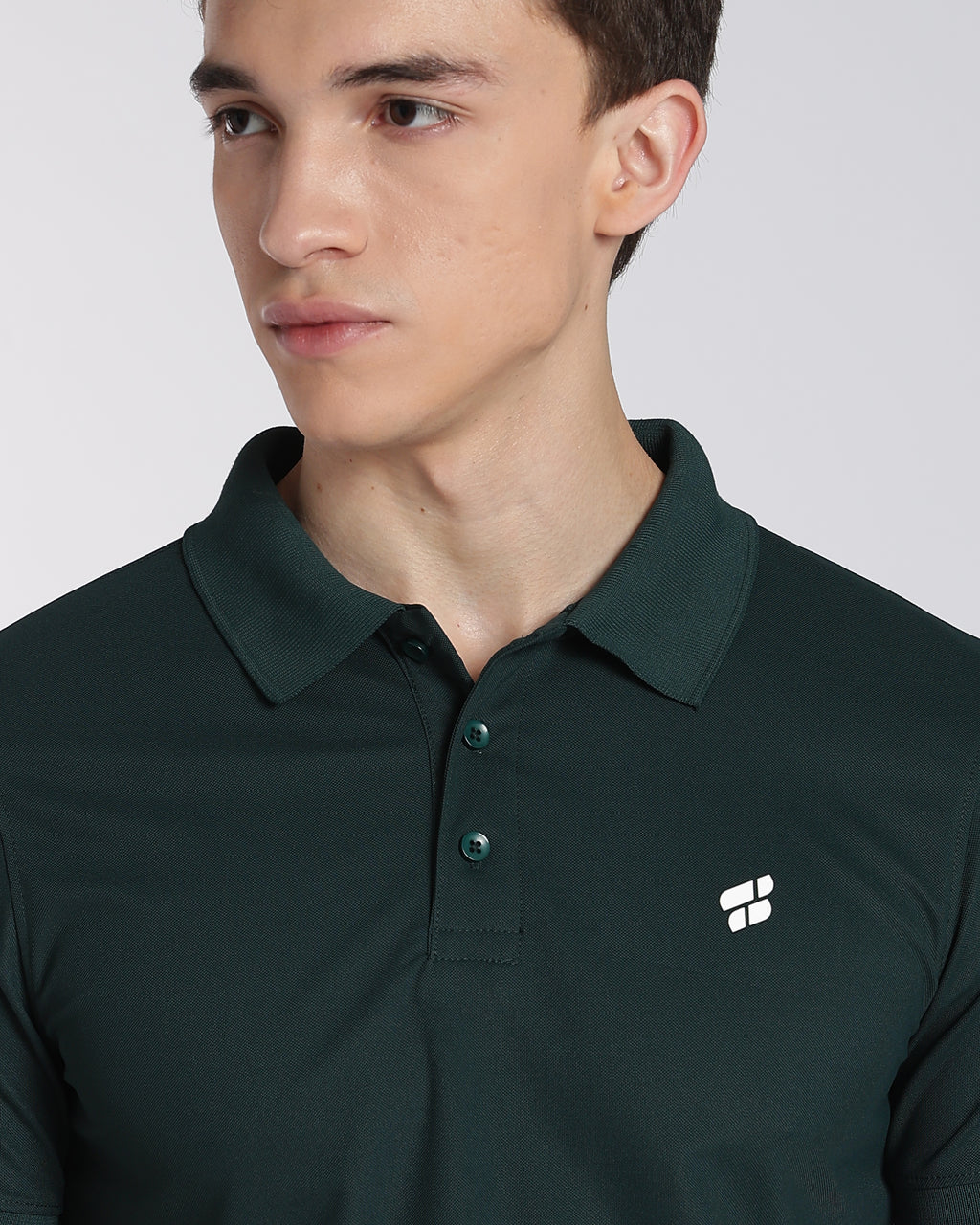 Men's Classic Half Sleeve Polo T-shirt Pine Green