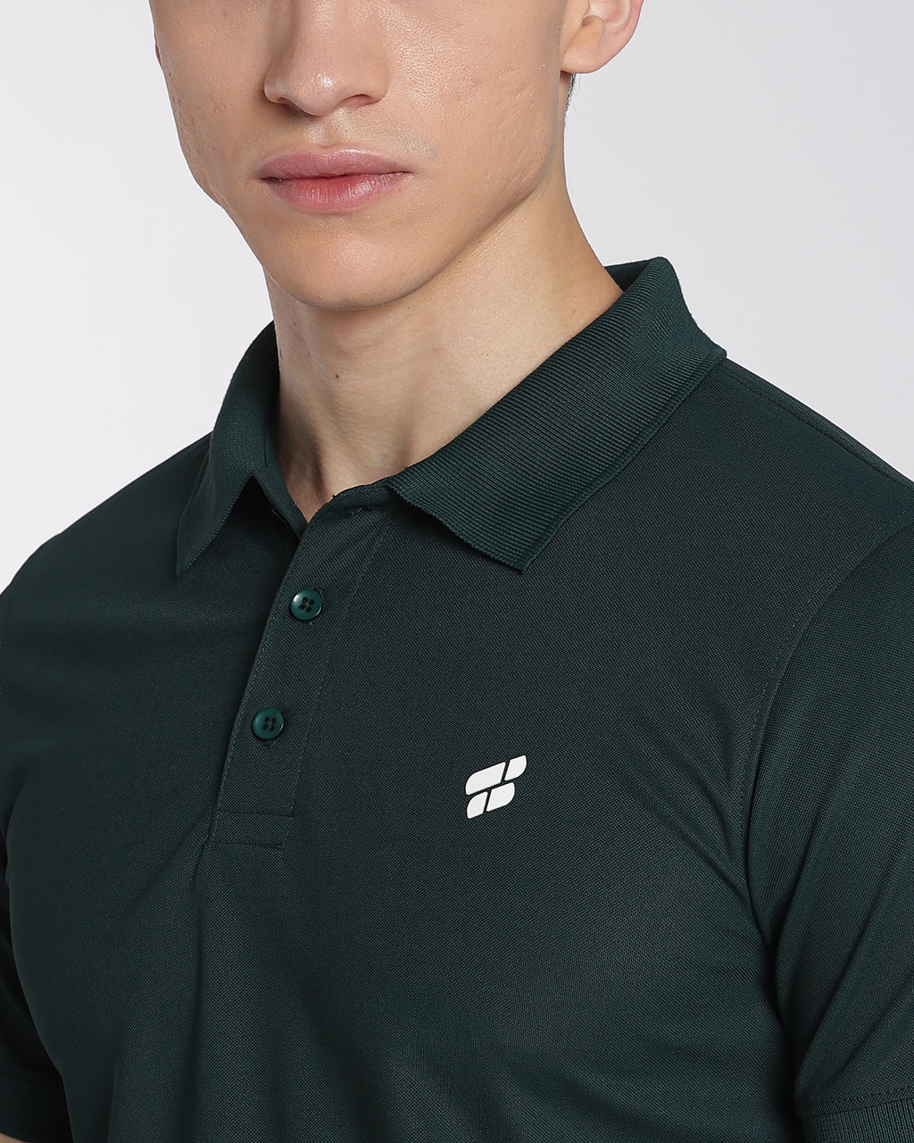 Men's Classic Half Sleeve Polo T-shirt Pine Green