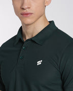 Men's Classic Half Sleeve Polo T-shirt Pine Green