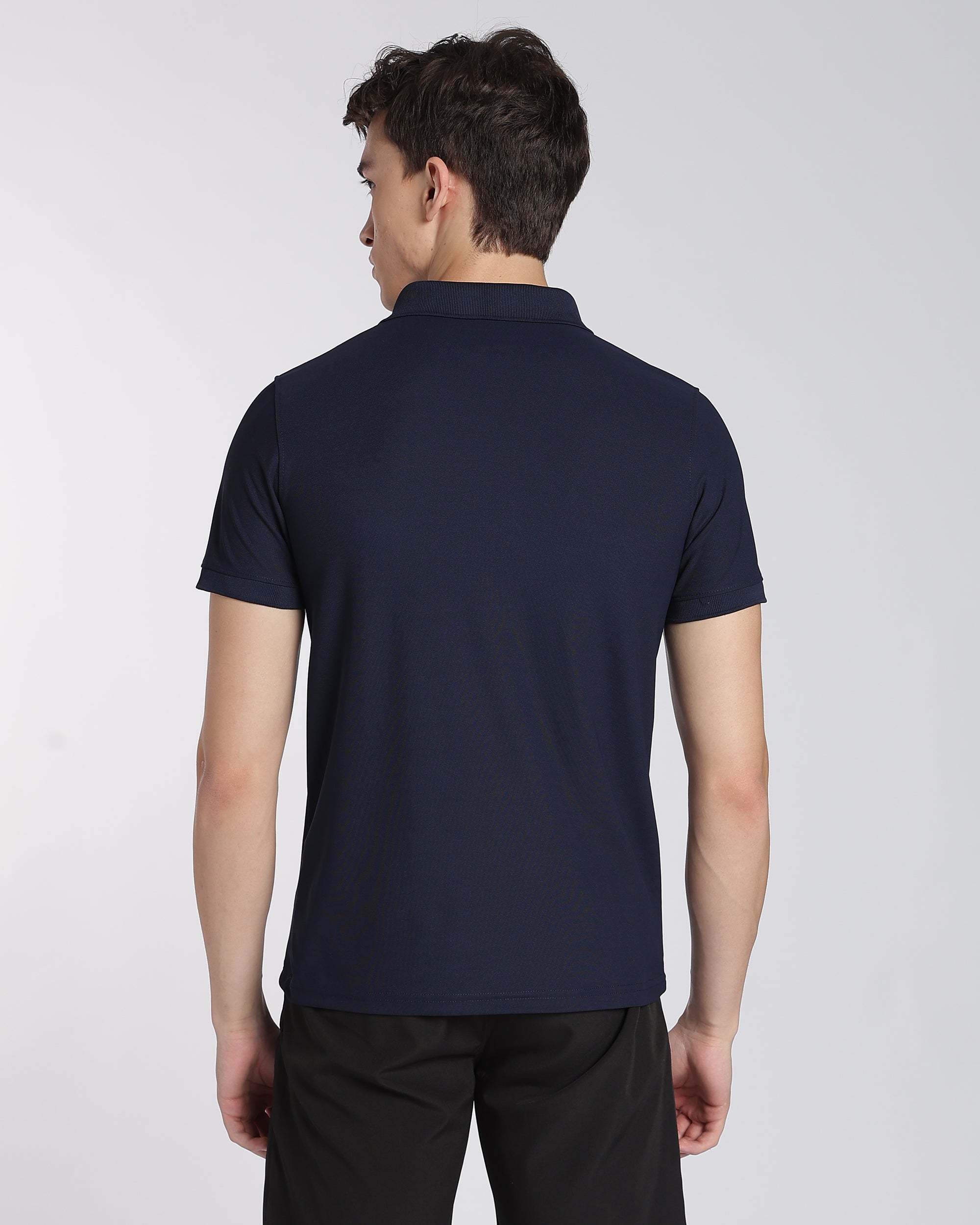 Men's Classic Half Sleeve Polo T-shirt True Navy