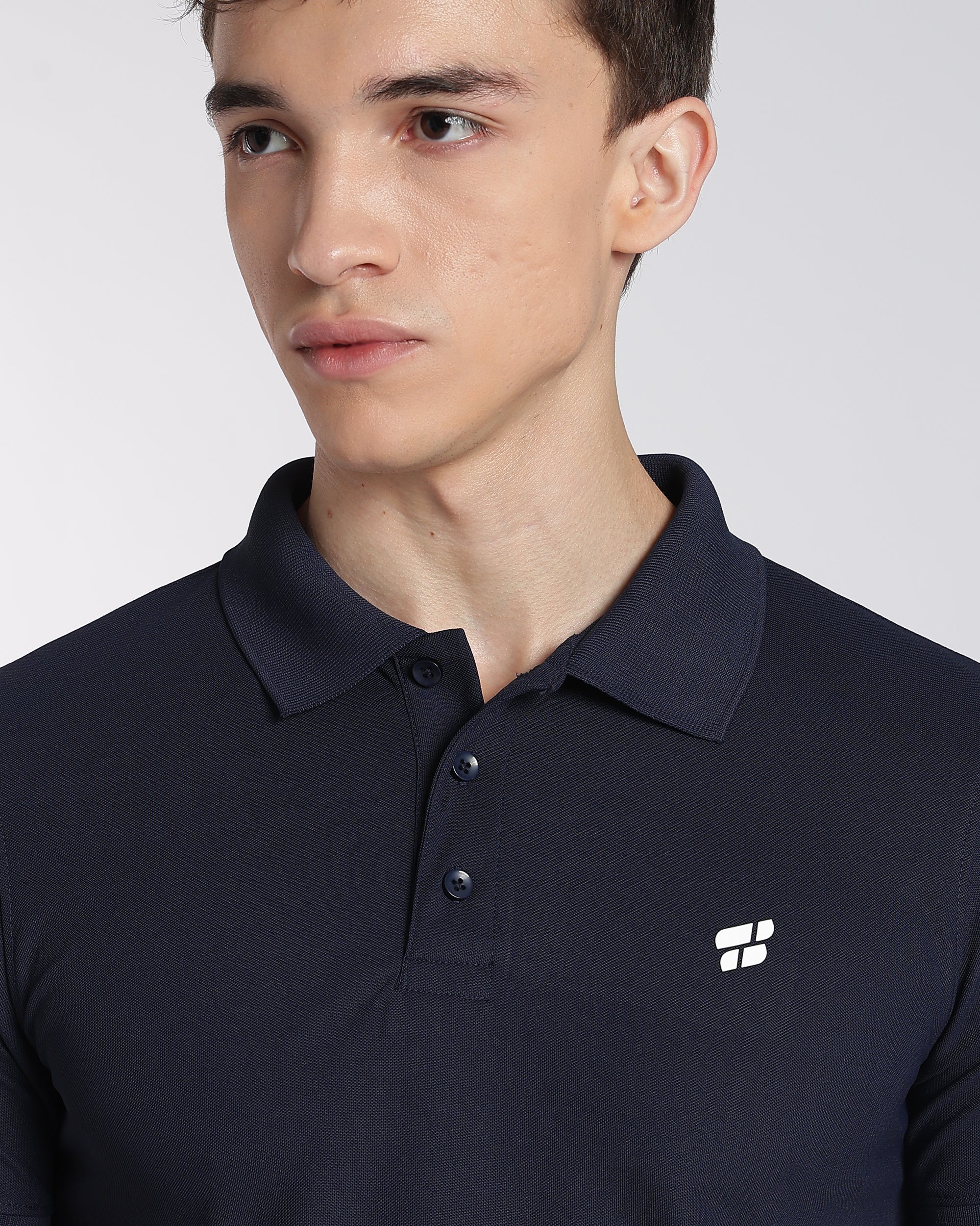 Men's Classic Half Sleeve Polo T-shirt True Navy