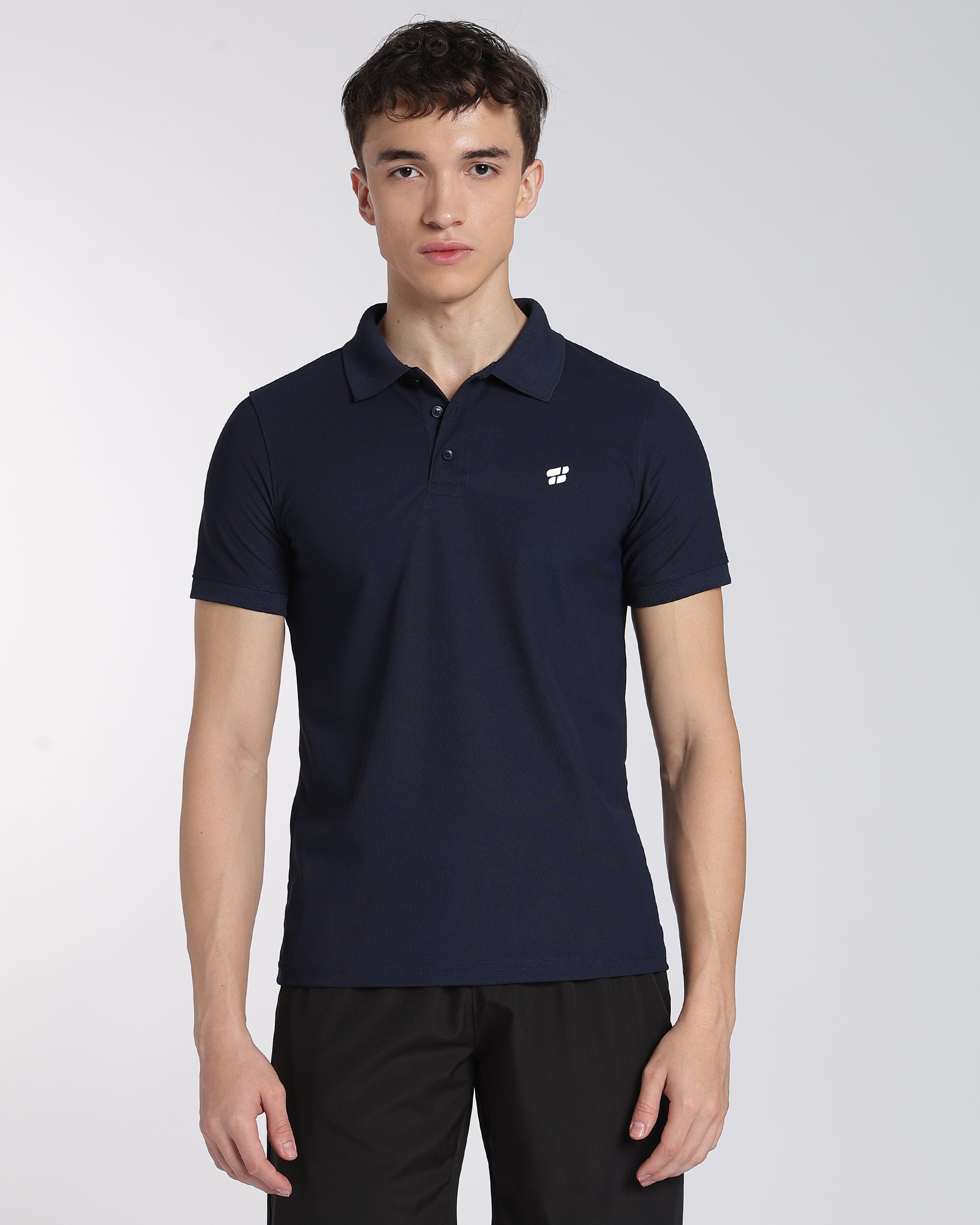 Men's Classic Half Sleeve Polo T-shirt True Navy