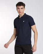 Men's Classic Half Sleeve Polo T-shirt True Navy