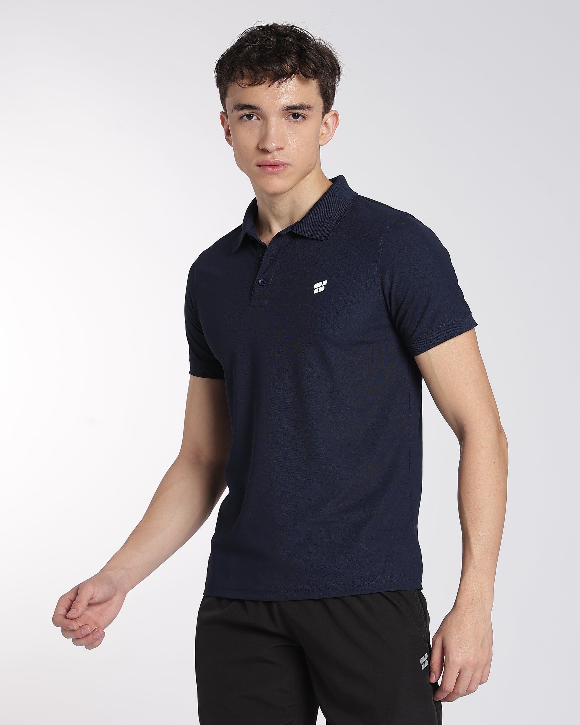 Men's Classic Half Sleeve Polo T-shirt True Navy