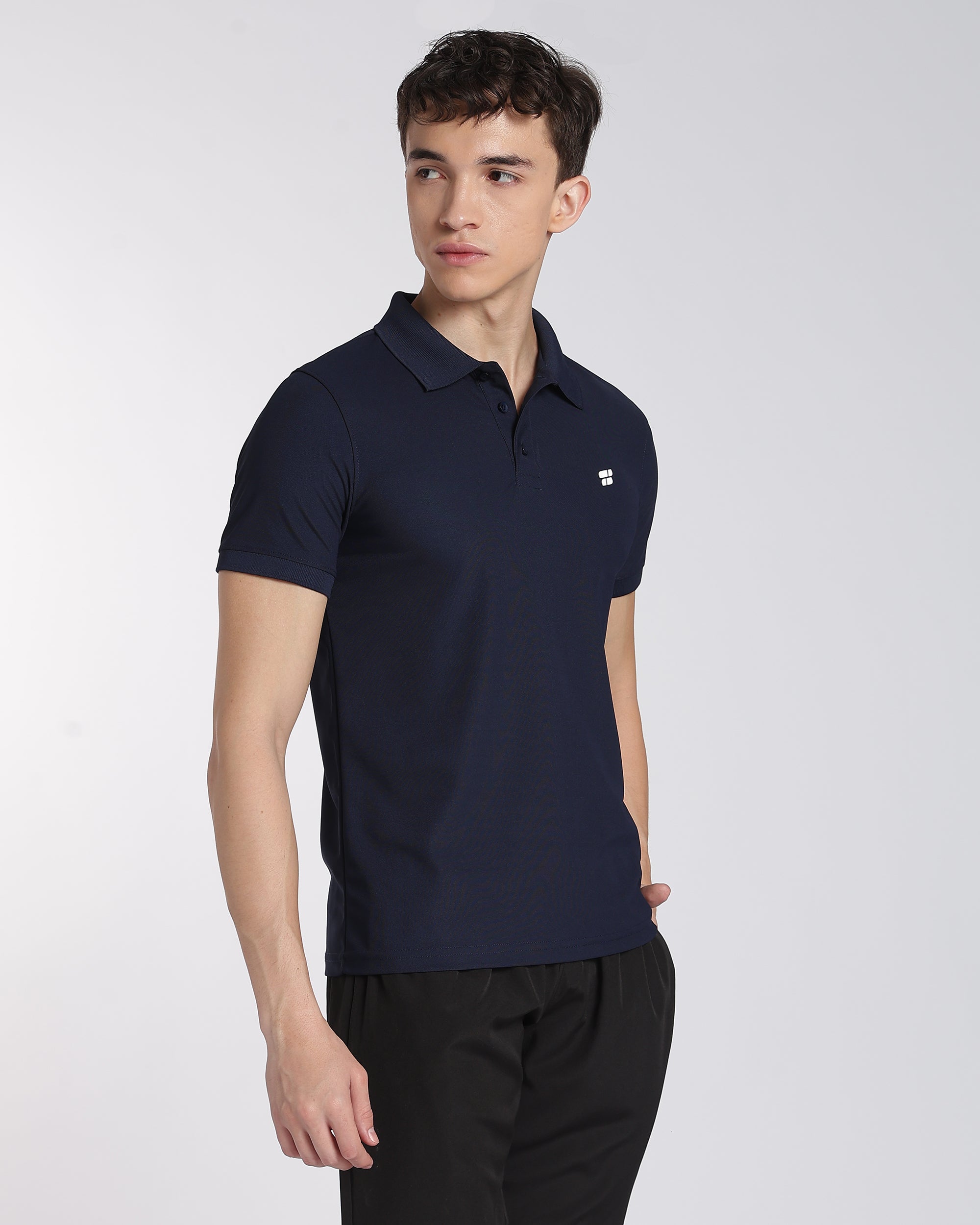 Men's Classic Half Sleeve Polo T-shirt True Navy