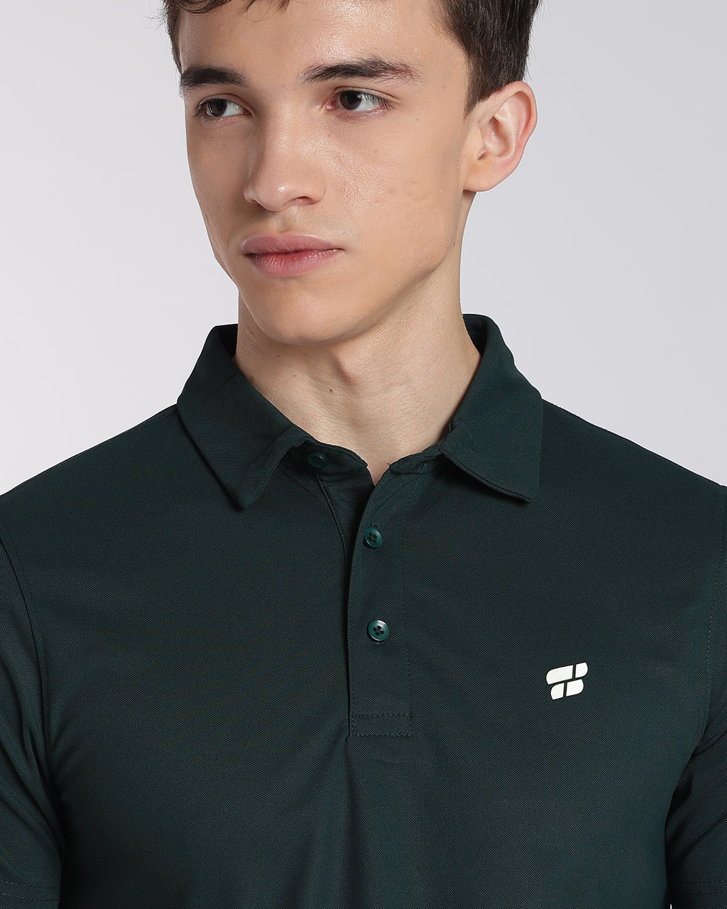 Men's Mars Half Sleeve Polo T-shirt Pine Green