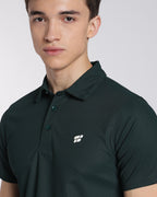 Men's Mars Half Sleeve Polo T-shirt Pine Green