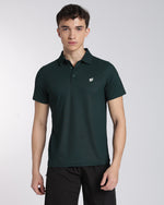 Men's Mars Half Sleeve Polo T-shirt Pine Green