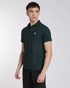 Men's Mars Half Sleeve Polo T-shirt Pine Green