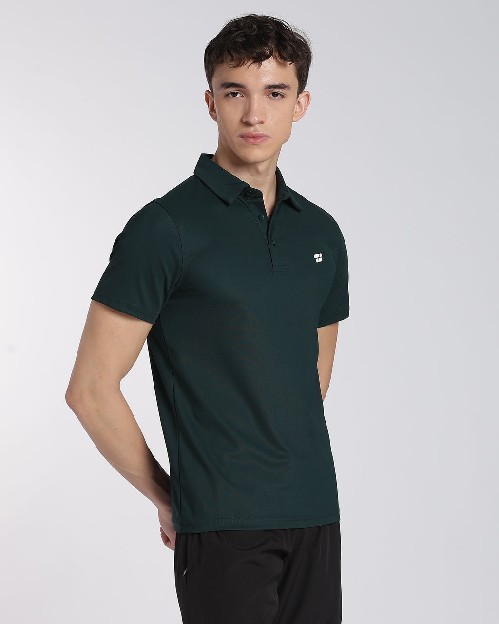 Men's Mars Half Sleeve Polo T-shirt Pine Green