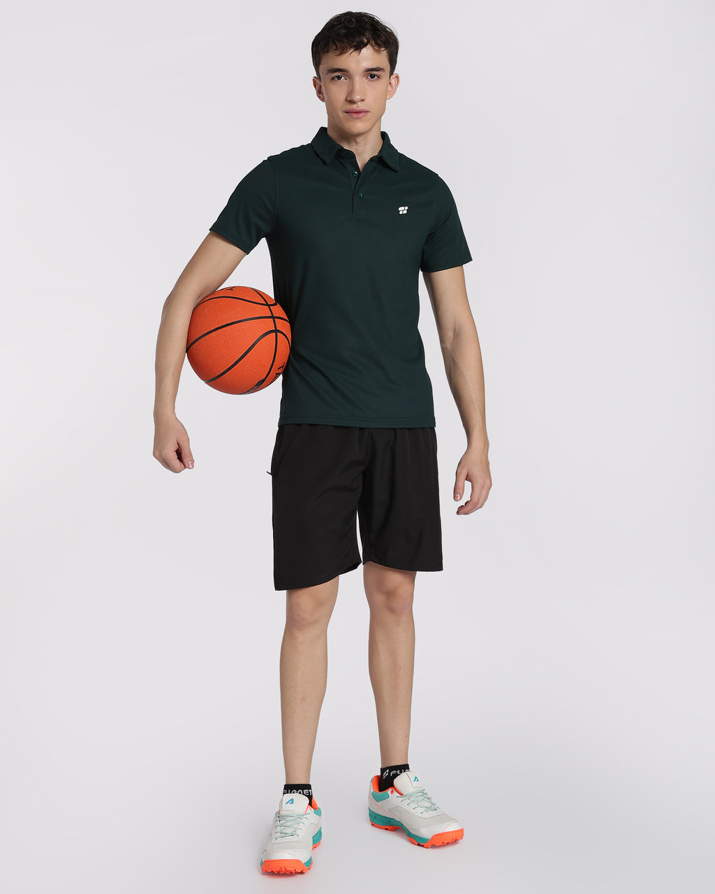 Men's Mars Half Sleeve Polo T-shirt Pine Green